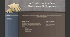 Desktop Screenshot of affordablesurfacesol.com